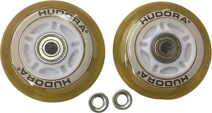 Actual product image Hudora 2 LED light rollers for caster board