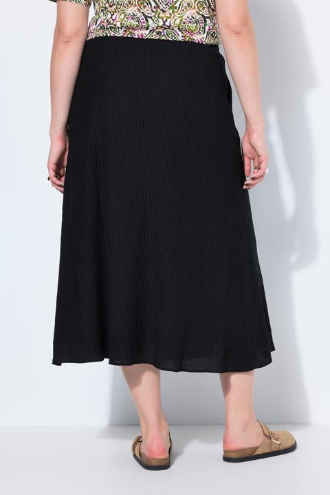 Image du produit Studio Untold Jupe longue évasée texturée, taille élastiquée (54, 56)