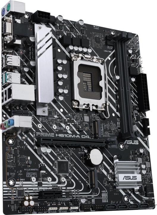 Image du produit ASUS PRIME H610M-A D4 (LGA 1700, Intel H610, mATX)