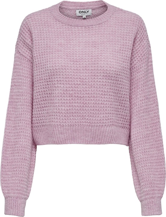 Actual product image Only ONLMIKANI LS CROP STRUCTURE ONECK CC KNT Knitted jumper (L)