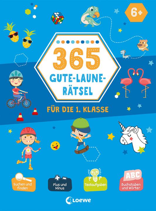 Produktbild 365 Gute-Laune-Rätsel für die 1. Klasse (Deutsch, Loewe Lernen und Rätseln, Hanna Schmitz, 2022)