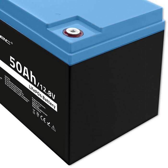 Immagine prodotto Qoltec Lithium-Eisenphosphat-Batterie (12.80 V, 50 Ah)