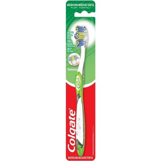 Colgate, Handzahnbürste, Twister Zahnbürste, Durchschnitt, 1 Stück (Mittel, 1 x)