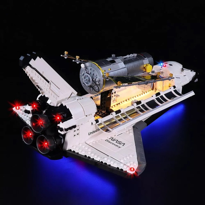 Image du produit BrickBling LED Licht Set für LEGO NASA: Space Shuttle Discovery (10283) inkl. Fernbedienung