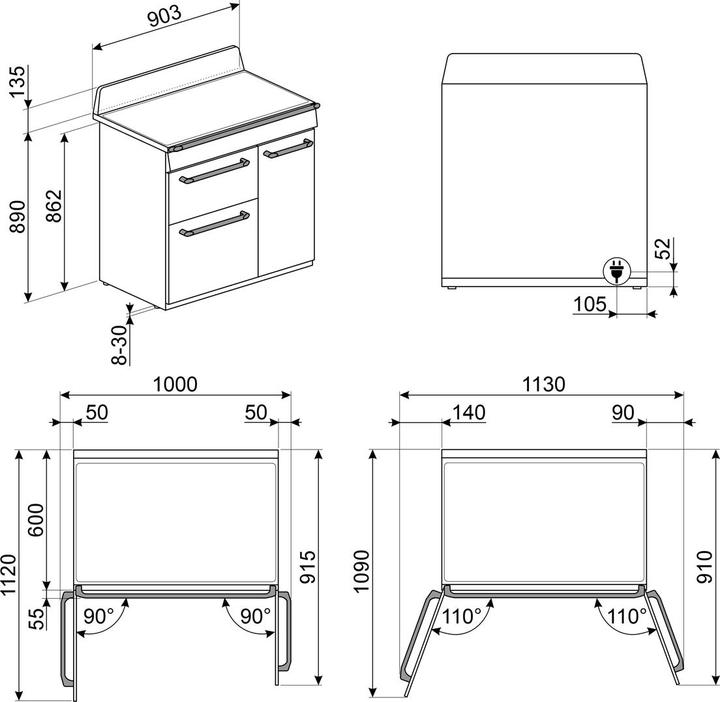 Produktbild Smeg FORNUIS TR93IGR2