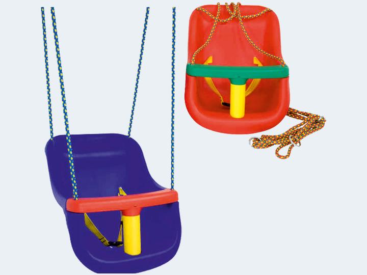 NHF Nordthüringer babyschommel 2in1 35x35cm rood draagvermogen 25KG TÜV