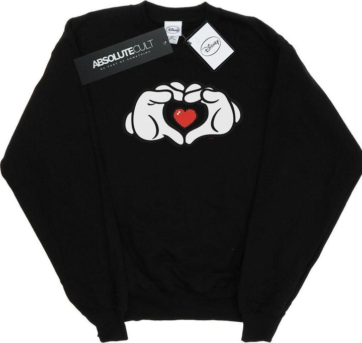 Immagine prodotto Disney Mickey Mouse Heart Hands Felpa Donna (L)