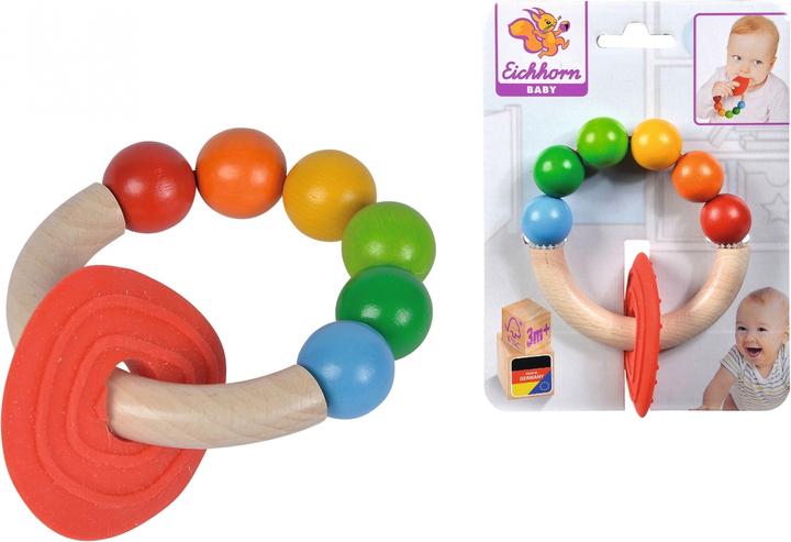 Produktbild Eichhorn Baby, Greifling mit Beissplatte