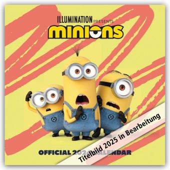 Produktbild Minions - Despicable Me 4 - Ich Einfach Unverbesserlich 4 - Offizieller Kalender 2025 (305 x 305 mm, 1 Tag / 1 Seite)