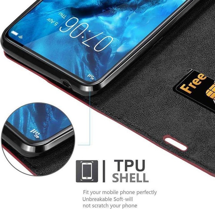 Actual product image Cadorabo Book Invisible Magnet Cover (Vivo Nex)