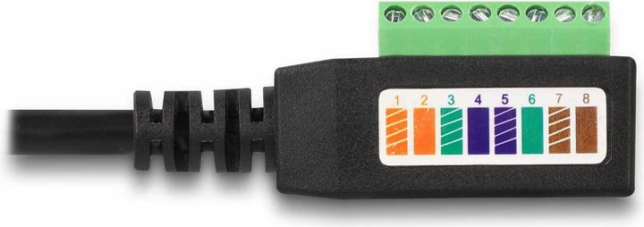 Image du produit Delock Bloc terminal - câble RJ45 1 pièce (UTP, CAT5e, 0.22 m)