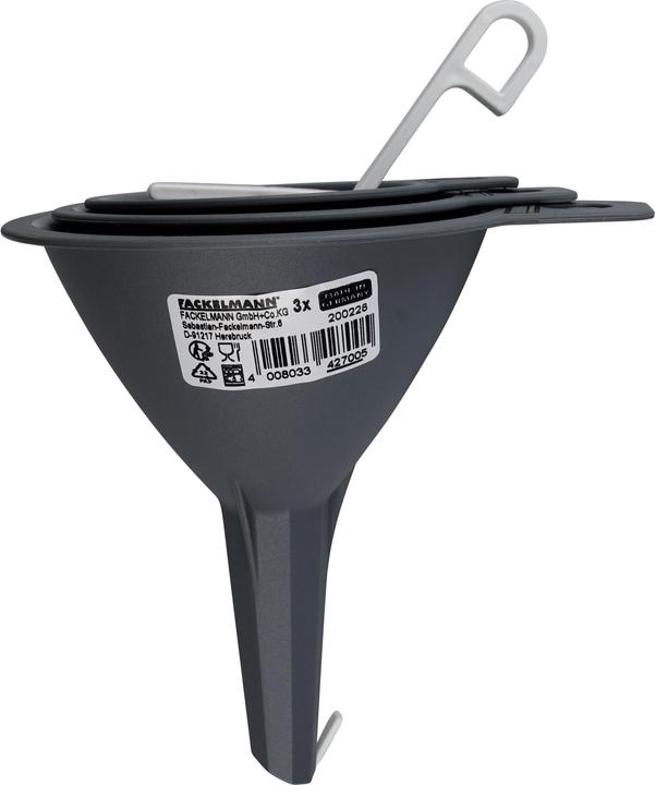 Produktbild Fackelmann Trichter-Set 3t gra