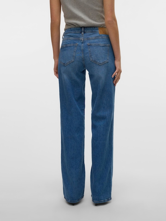 Produktbild Vero Moda VMVANESSA Niedrige Taille Weiter Beinschnitt Jeans Hose mit weitem Beinschnitt (26)