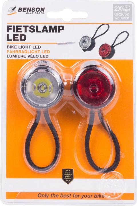 Image du produit Benson Éclairage de vélo LED 2 pièces rond