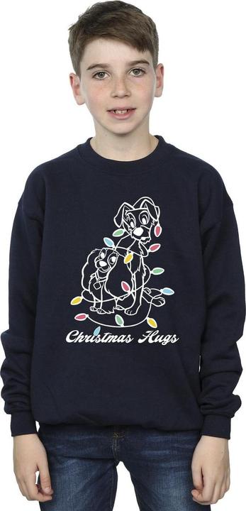 Produktbild Disney Lady And The Trump Christmas Hugs Sweatshirt Jungen (152, 158)