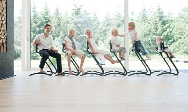 Productafbeelding Leander Kinderstoel excl. beugel Zwart (Kinderstoel)