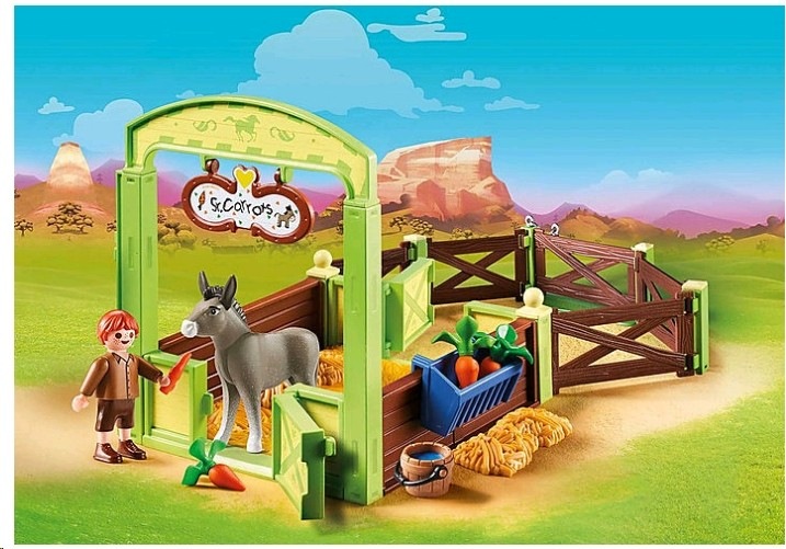 Actual product image Playmobil Horsebox Snips Mr Carrot (70120, Playmobil Spirit)