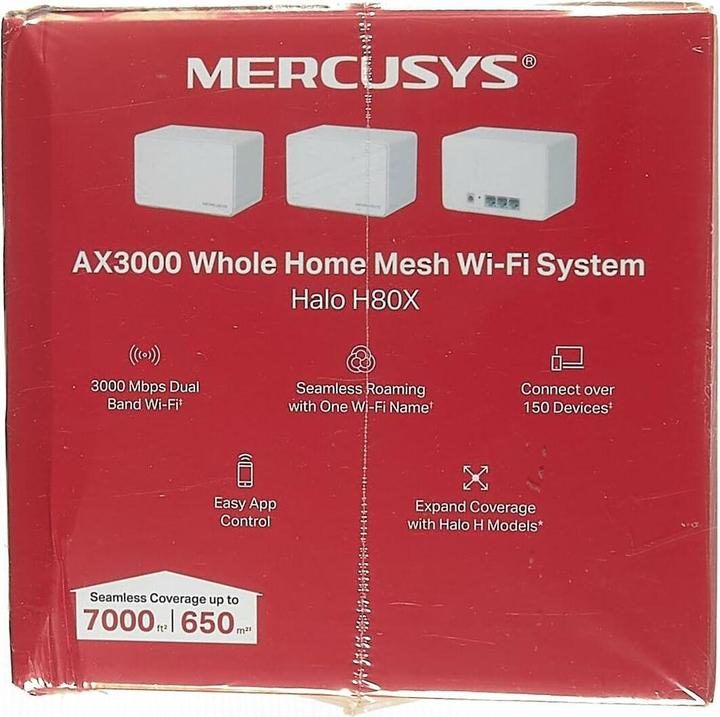 Actual product image Mercusys AX3000 Whole Home Mesh Wi-Fi System