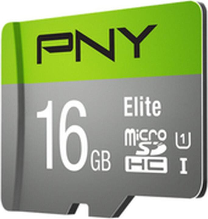 PNY Carte microSDHC Elite UHS-I U1 16 Go (16 Go, microSDHC, U1, UHS-I)