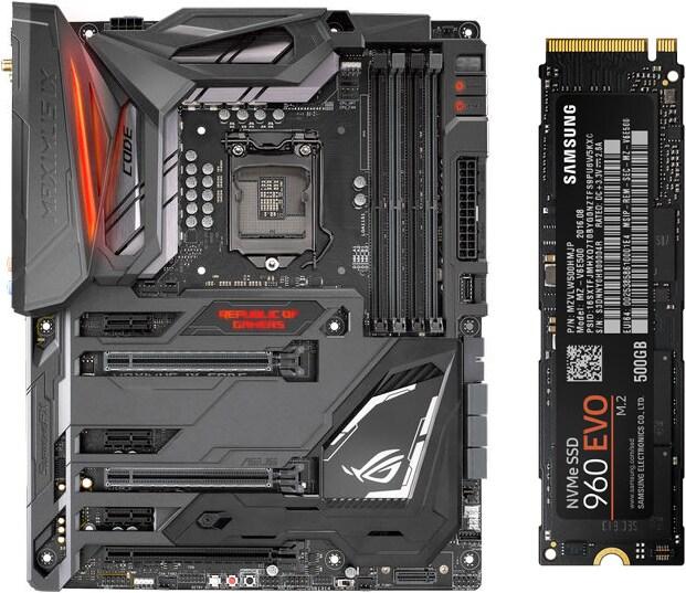 ASUS MAXIMUS IX CODE + Samsung 960 EVO 500GB