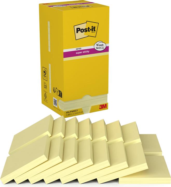 Immagine prodotto Post-it Super Sticky (76 x 76 mm)