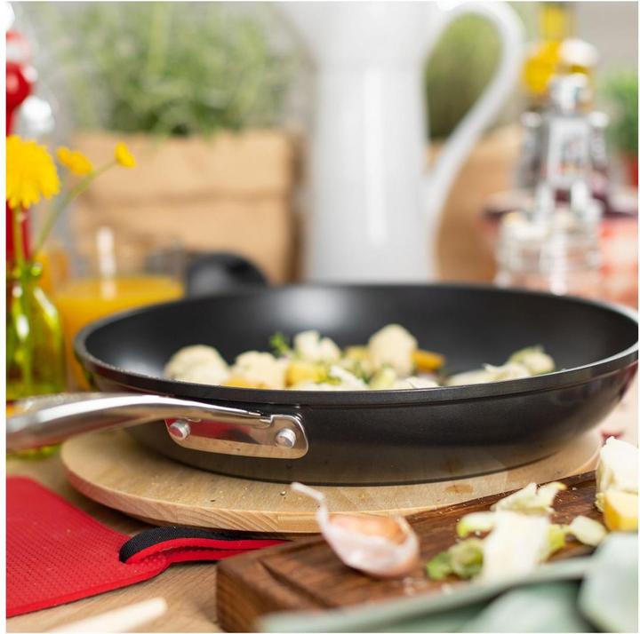 Actual product image Kuhn Rikon Easy Pro (28 cm, Frying pan, Aluminium, Stainless steel)