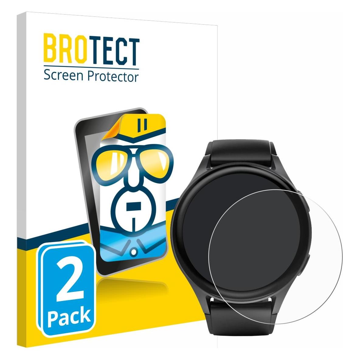 Brotect Schutzfolie Displayschutz Klar, Smartwatch Schutzfolie, Transparent
