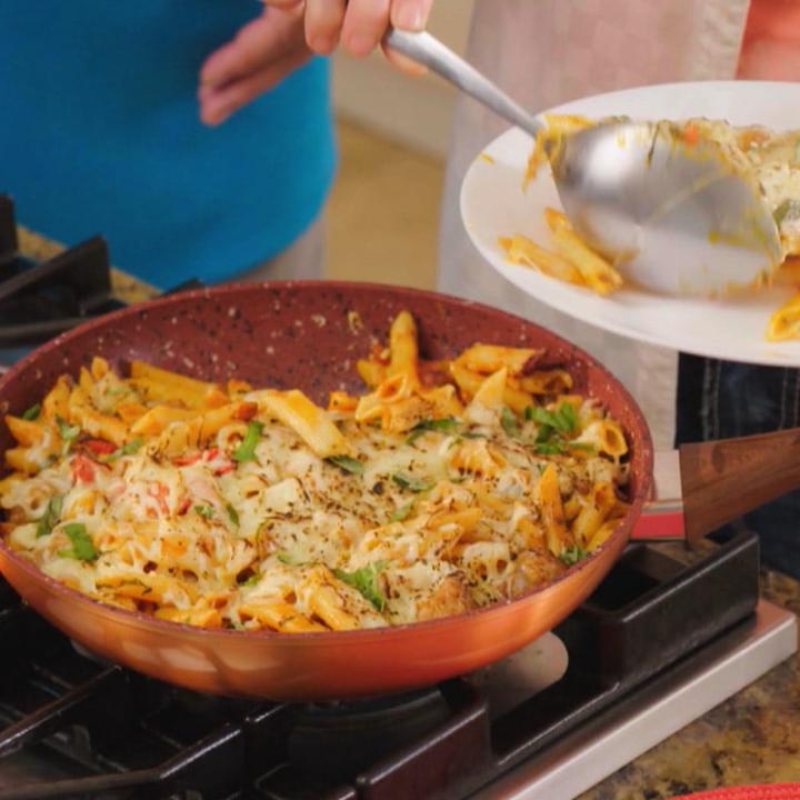 Produktbild Livington Copper & Stone Pan (25 cm, Bratpfanne, Kupfer, Aluminium, Stahl)