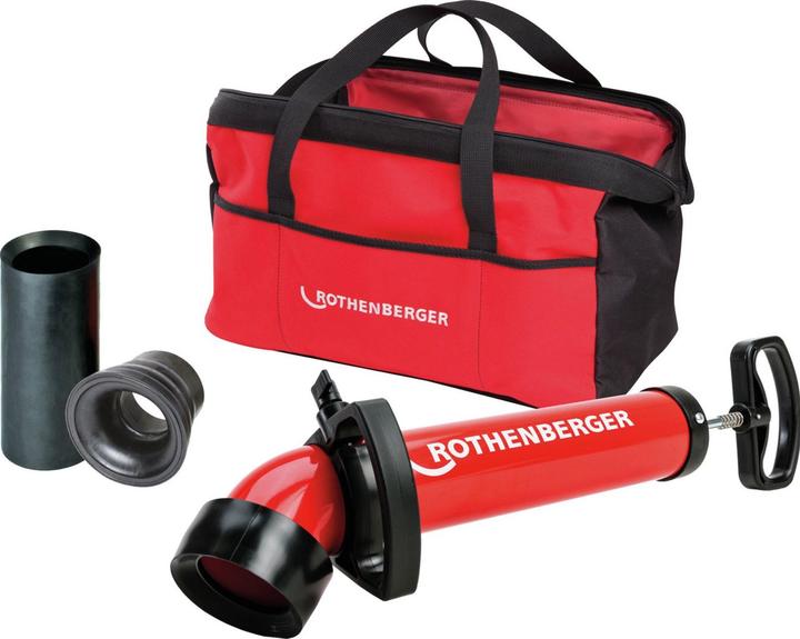 Rothenberger Pipe cleaning device ROPUMP SUPER PLUS set with wide adapter (1 pcs.)