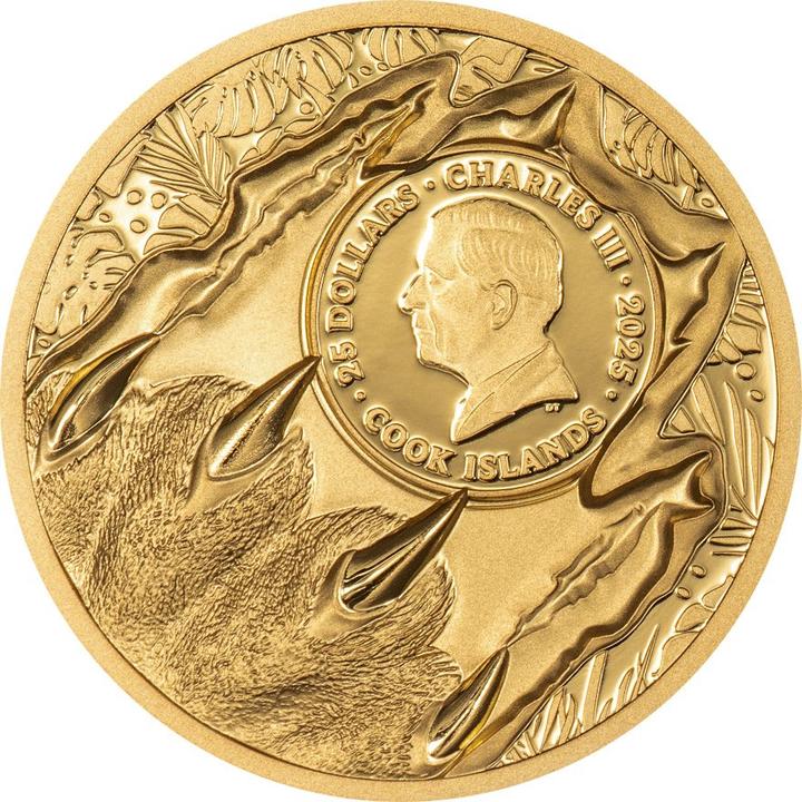 Actual product image CIT Coin Invest Gold King of the East - Tiger 1/4 oz PP - Ultra High Relief (999.90, 2025)