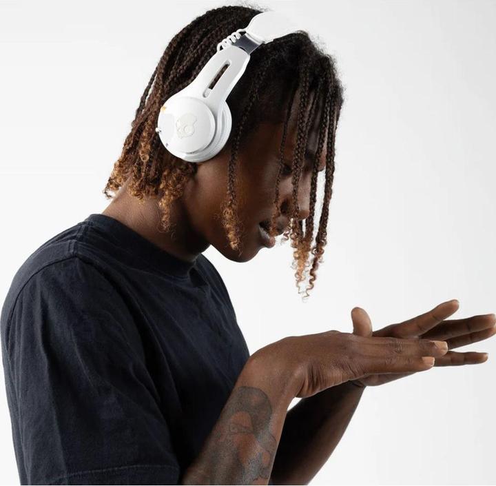 Immagine prodotto Skullcandy Icon Anc Wireless On-Ear Bone/Arancione (ANC, 60 h, Senza fili)