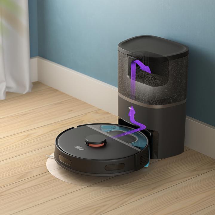 Image du produit Philips HomeRun 3000 Series Aqua XU3100/01 - Robotstofzuiger - Met dweilfunctie (Robot d'aspiration et de nettoyage)