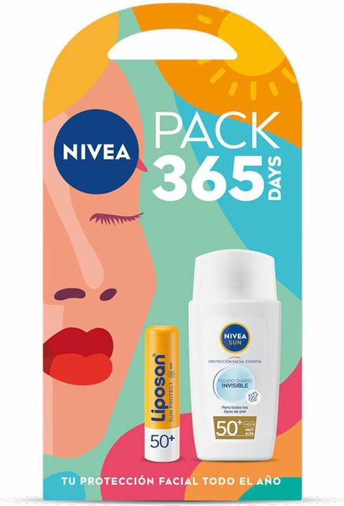 Actual product image NIVEA Protector Solar Facial (Sun cream face, Sun spray, SPF 50, 50 ml)