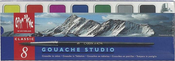 Actual product image Caran d'Ache Gouache Studio Tabletten Metallschachtel