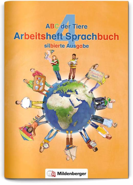 Actual product image ABC der Tiere 4 - Arbeitsheft Sprachbuch, silbierte Ausgabe · Neubearbeitung (German, Kerstin Mrowka-Nienstedt, Klaus Kuhn, 2022)