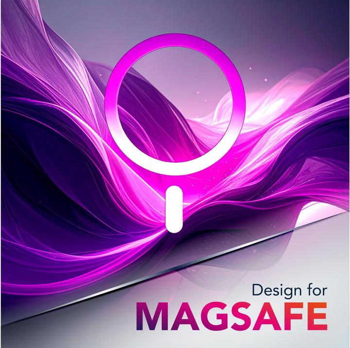 Actual product image Cellularline Cellular Line Back Cover Cube Mag Case iPhone 17 Pro Max - Orange (Apple iPhone 17 Pro Max)