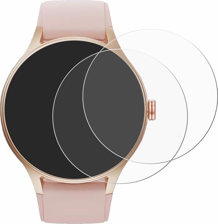 Produktbild ScreenLeaf Schutzfolie für Woneligo Smartwatch 1.57" nachhaltiger Displayschutz Display Schutz Folie Klar