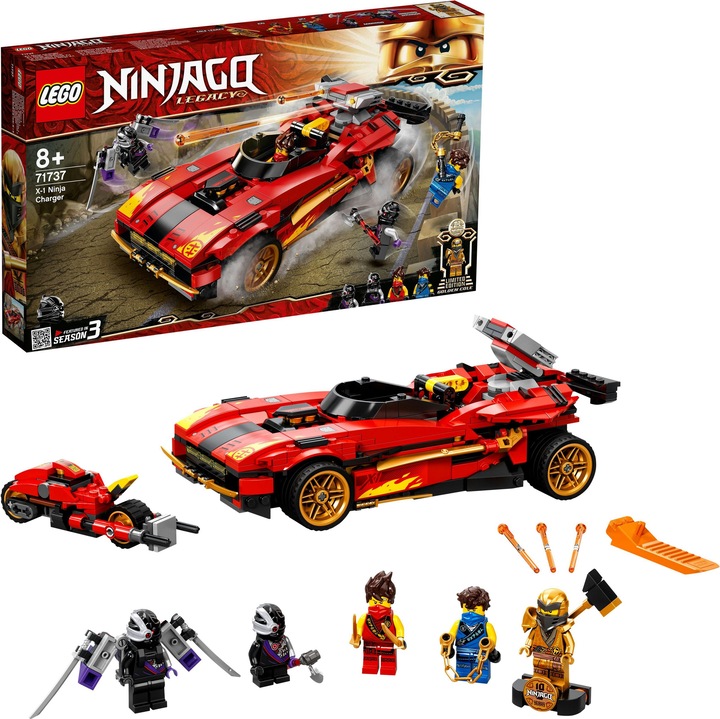 Actual product image LEGO X-1 Ninja Supercar (71737, LEGO Ninjago)
