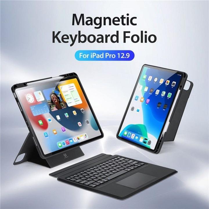 Image du produit Dux Ducis Étui pour clavier de la série DK (US, iPad Pro 12.9 2020 (4. Gen), iPad Pro 12.9 2021 (5ème génération), iPad Pro 12.9 2022 (6e génération))