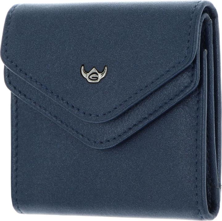 Actual product image Golden Head Valencia wallet RFID protection leather 7.5 cm