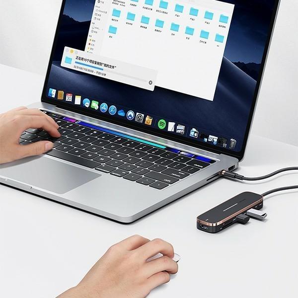 Actual product image Usams SJ575HUB01 (USB-C, 6 ports)