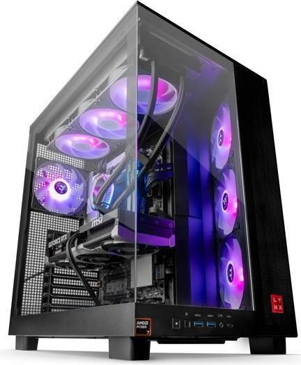 Actual product image LYNX ULTIMATE Ryzen 7 9800X3D 64GB 2TB SSD NVMe RTX 5070 Ti 16G W11 Home (2000 GB, 64 GB, AMD Ryzen 7 9800X3D)
