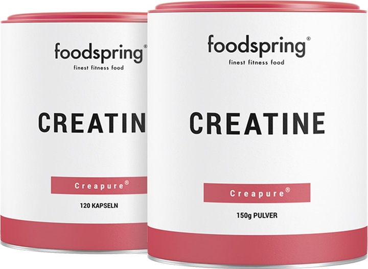 Actual product image Foodspring Creatine (1 Piece, Capsules, 108 g)