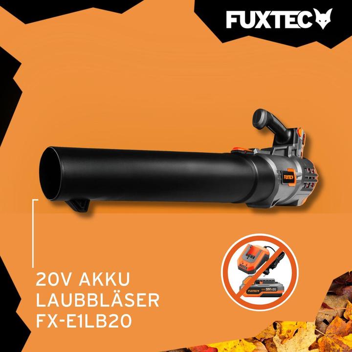 Productafbeelding Fuxtec 20V accu bladblazer FX-E1LB20 - zonder accu/oplader (FX-E1LB20) (Oplaadbare batterij, Bladblazer)