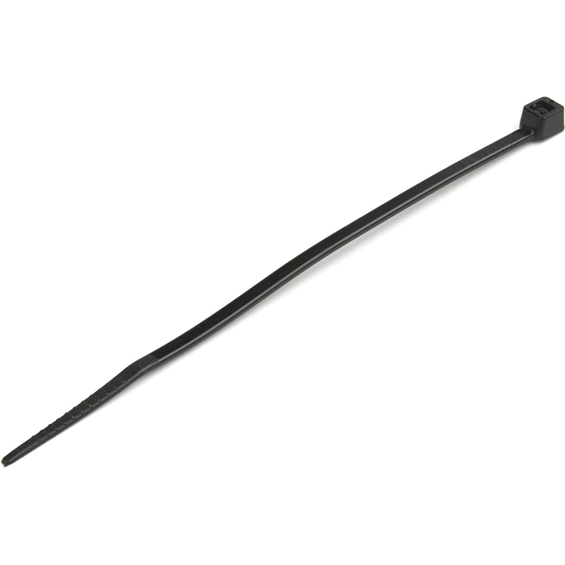 StarTech, Kabelbinder, 10cm(4") Cable Ties, 2mm(1/16") wide, 22mm(7/8") Bundle Diameter, 8kg(18lb) Tens (Kunststoffkabel...