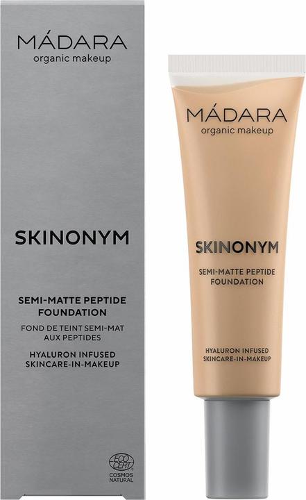 Madara MÃDARA - Semi-matte make-up with Skinonym peptides (Semi-Matte Peptide Foundation) 30 ml - Shade: (Sand)
