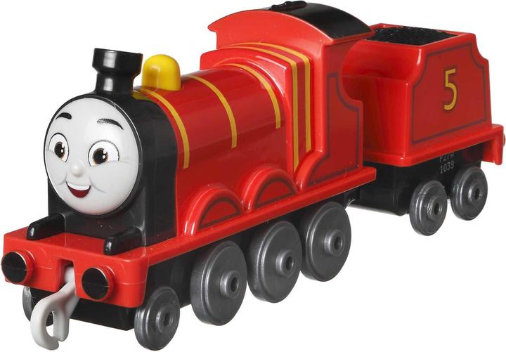Produktbild Mattel Fisher-Price Thomas & Friends die-cast push-along James toy train engine for preschool kids ages 3+