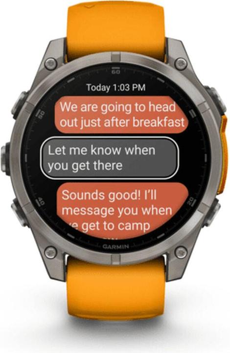 Actual product image Garmin Fenix 8 AMOLED Sapphire Titan (47 mm)