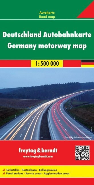 Actual product image Germany highway map