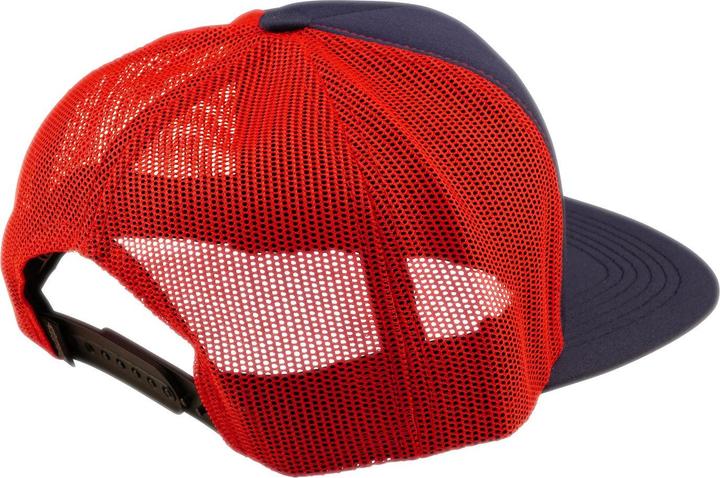 Actual product image Troy Lee Designs Trucker Snapback Cap, Friday Night, red/indigo, one size (One size)